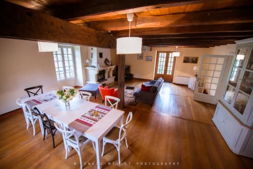 Salon chambre d'hôtes Le Moulin de Bois Coûtant
