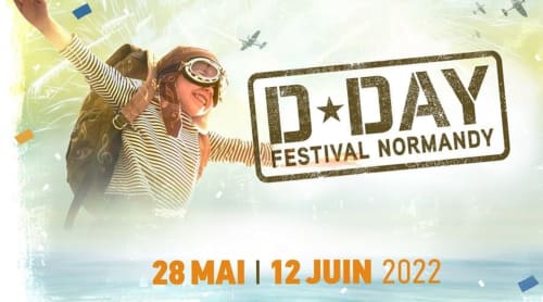 D-Day Festival Normandy poster, May 28-June 12, 2022, near Isigny-sur-Mer