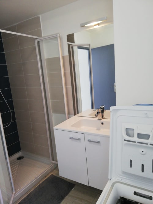 salle de bain à landéda - gite 2 personnes bretagne