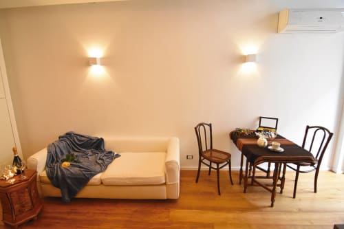 Eleonora | Corte Capomazza Apartments Naples, 3 people, double bed, single bed, living room, kitchen, private bathroom, shower, 2 floors, triple, whirlpool shower