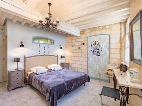 chambre double hôtel la suite Villeneuve les Avignon Sud de la France
