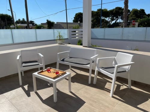 Elite Apartment Garden 01 | Elite Luxury Residence Case Vacanza Torre Suda, Puglia, Gallipoli, Salento, piscina, vacanze, mare, Maldive del Salento, letto matrimoniale, letti singoli, cucina, bagno privato