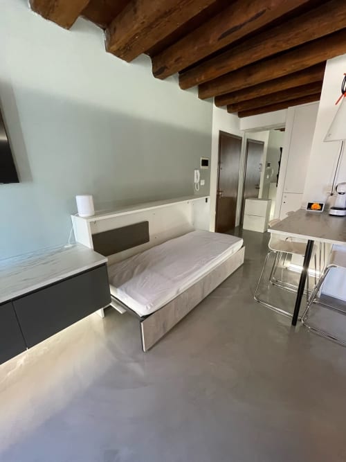 Appartamentino in centro a Rovigo - Locazioni Breve Periodo | letto matrimoniale, singolo, cucina attrezzata, tv, wifi, lavatrice, lavastoviglie, asciugatrice, vista cittá, bollitore, macchina da caffè