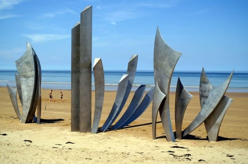 Plage du débarquement - Omaha Beach - Le Charleston locations gîtes