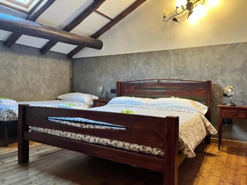 Camera Tripla | Borghetto Airport/Hospital Camere Bergamo, bagno privato, aeroporto, Gavazzeni, humanitas, città alta, stazione dei treni, letto matrimoniale, doccia, letto singolo, tre persone