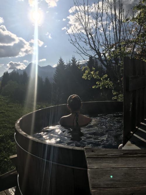 La Ferme des Georgières - Location chalets avec bain nordique - Notre Dame de Bellecombe