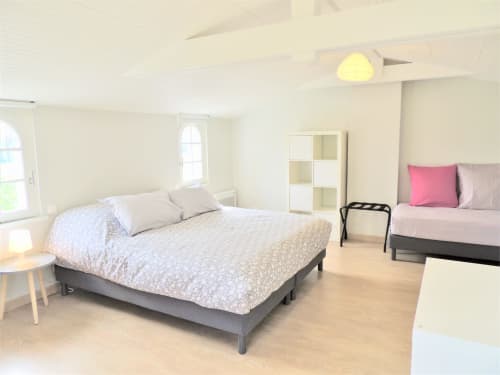 Grande chambre gîte - Domaine du Plessis Grimaud, Loire-Atlantique