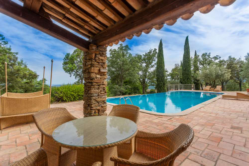 La Garde Freinet Domaine des Chenes de la Galline - Chambre d'hotes St Tropez - piscine