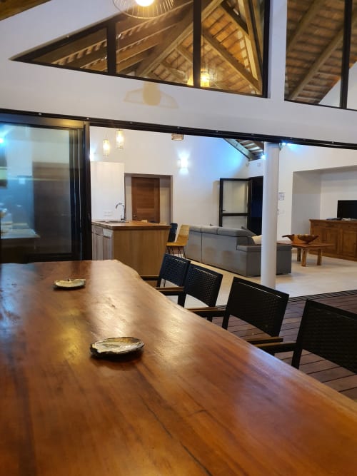 Living room, FARE ATAU - MOOREA LODGE, moorea lodge, Tahiti