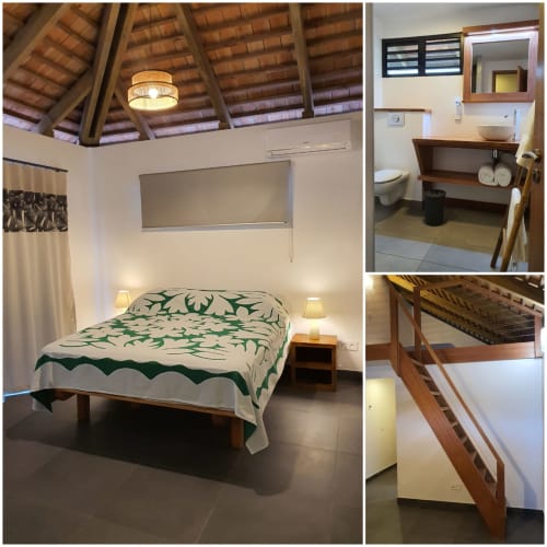 Double room, FARE ATAU - MOOREA LODGE, moorea lodge, Tahiti