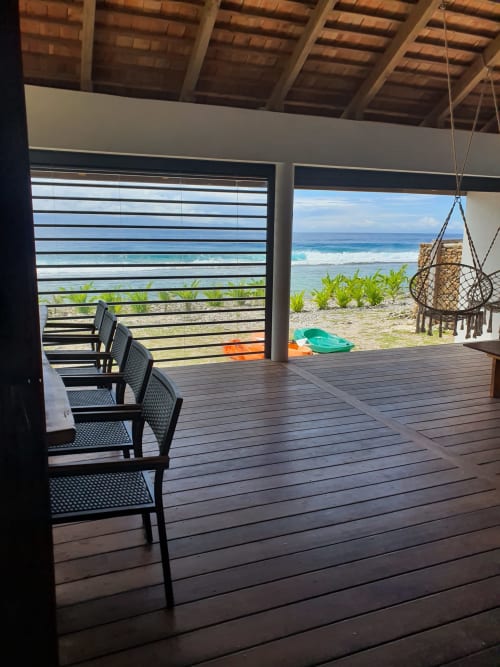 Terrace with view, rental, villa with view French Polynesia, BUNGALOW AUI - MOOREA LODGE, Tahiti