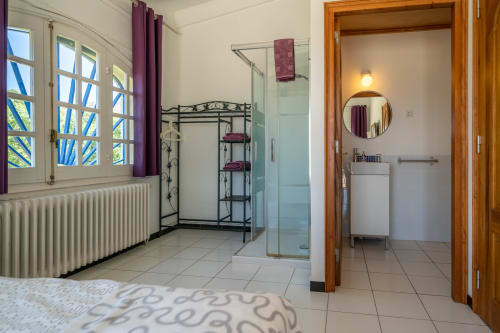 Habitación doble - Pensión rural con encanto con piscina en Pau, Cataluña