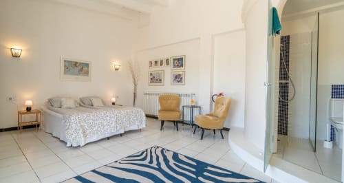 Habitación doble - Pensión rural con encanto con piscina en Pau, Cataluña