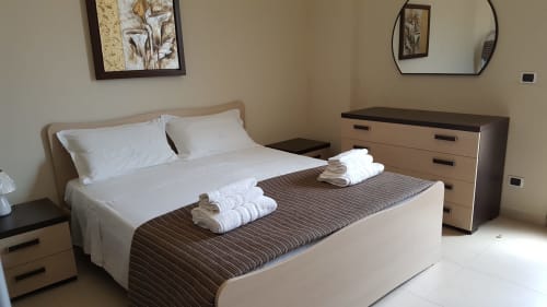 Emblema Appartamento 01 | Emblema Apartments Case Vacanza Torre Suda, Puglia, Gallipoli, Salento, mare, Maldive del Salento, letto matrimoniale, letto a castello, cucina, bagno privato
