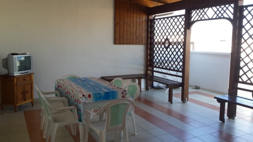 Emblema Appartamento 03 | Emblema Apartments Case Vacanza Torre Suda, Puglia, Gallipoli, Salento, mare, Maldive del Salento, letto matrimoniale, letti singoli, cucina, bagno privato
