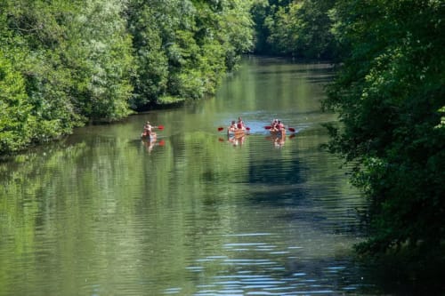 Balade en canöe à 10kms des Trigones du Causse