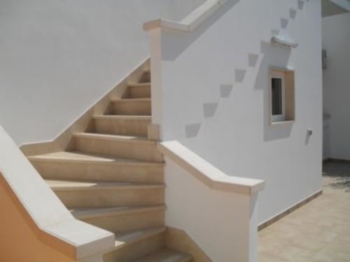 Emblema Appartamento 03 | Emblema Apartments Case Vacanza Torre Suda, Puglia, Gallipoli, Salento, mare, Maldive del Salento, letto matrimoniale, letti singoli, cucina, bagno privato
