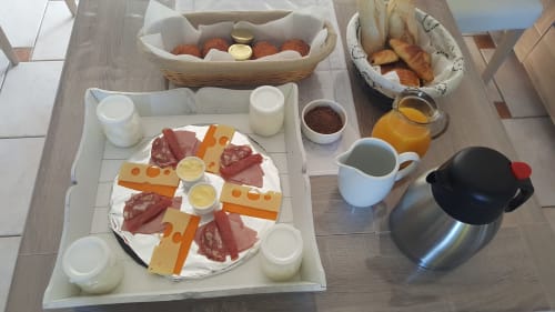 Gîtes de La Turlure - Bressuire - plateau petit déjeuner