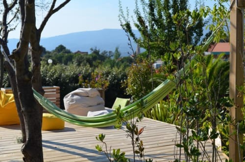 Terrasse / Coin détente /Hamac /Jardin