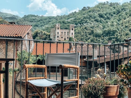 Castello | Talking Stones B&B Dolceacqua, Liguria, Suite, hydromassage, double bed, garden view, air conditioning, bath, double room, castle view