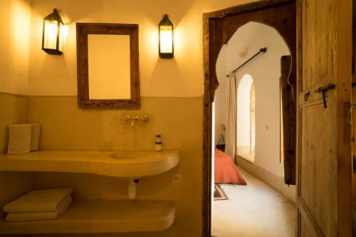 Riad Matham - Marrakech - chambre Idrisside - salle de bain