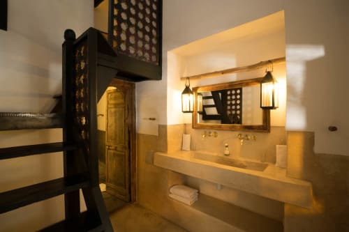 Riad Matham - Marrakech -suite Almohade - séjour deux personnes - salle de bain