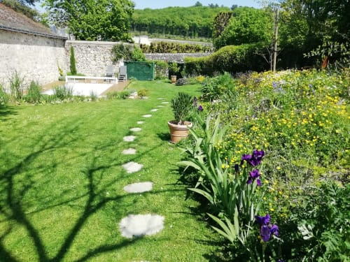 Jardin au sortir des gîtes du Petit Villandry