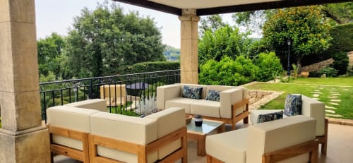 Open-Air-Lounge im Loup Castel – friedvolle Oase in außergewöhnlicher Lage, 30 Minuten vom Mittelmeer entfernt