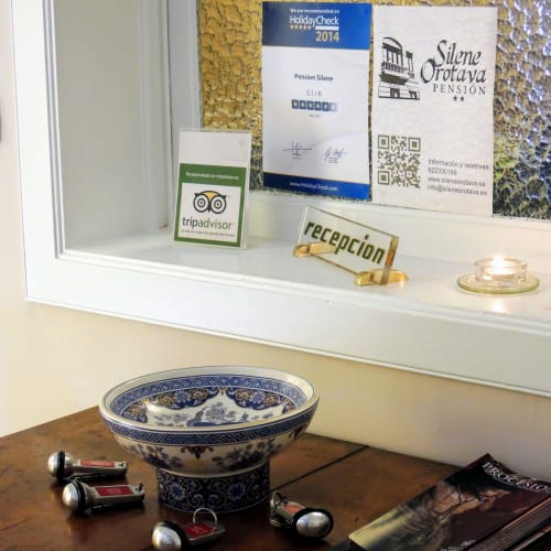 Reception of the accommodation Hotel silene Orotava in Tenerife