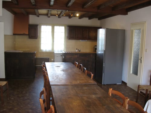 cuisine repas 16 personnes gîte les salines Noirmoutier en L île