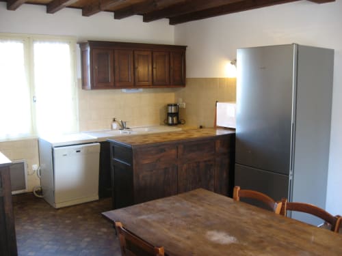 cuisine réfrigérateur congélateur gîte les salines Noirmoutier en L île