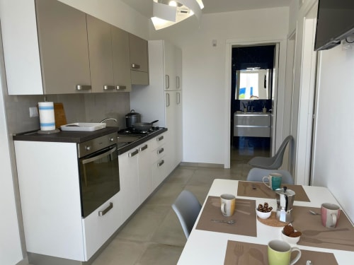 Elite Apartment Garden 01 | Elite Luxury Residence Case Vacanza Torre Suda, Puglia, Gallipoli, Salento, piscina, vacanze, mare, Maldive del Salento, letto matrimoniale, letti singoli, cucina, bagno privato