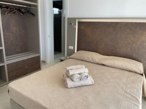 Elite Apartment Garden 01 | Elite Luxury Residence Case Vacanza Torre Suda, Puglia, Gallipoli, Salento, piscina, vacanze, mare, Maldive del Salento, letto matrimoniale, letti singoli, cucina, bagno privato