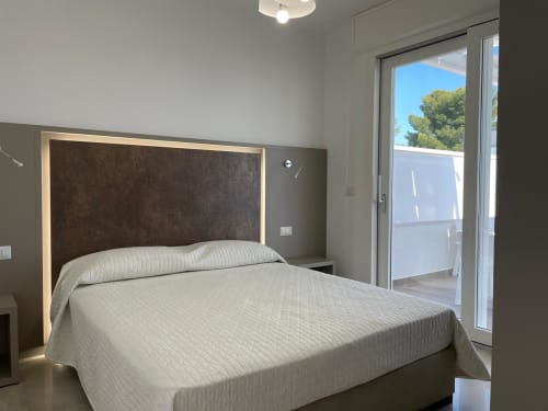 Elite Apartment Garden 02 | Elite Luxury Residence Case Vacanza Torre Suda, Puglia, Gallipoli, Salento, piscina, vacanze, mare, Maldive del Salento, letto matrimoniale, letti singoli, cucina, bagno privato