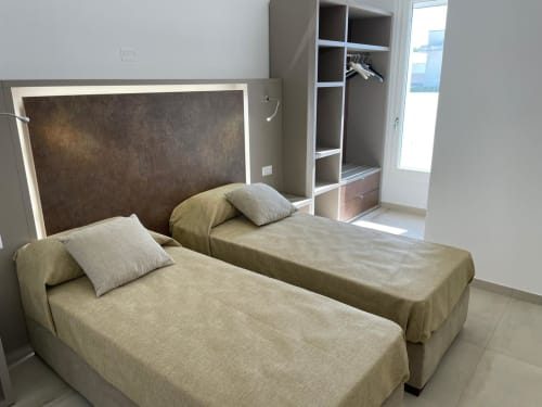Elite Apartment Pool 01 | Elite Luxury Residence Case Vacanza Torre Suda, Puglia, Gallipoli, Salento, piscina, vacanze, mare, Maldive del Salento, letto matrimoniale, letti singoli, cucina, bagno privato