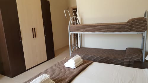 Emblema Appartamento 01 | Emblema Apartments Case Vacanza Torre Suda, Puglia, Gallipoli, Salento, mare, Maldive del Salento, letto matrimoniale, letto a castello, cucina, bagno privato