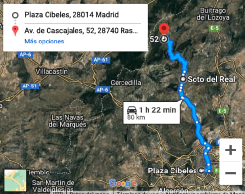 Casa rural para fin de semana a menos de 100 kilómetros de Madrid. 