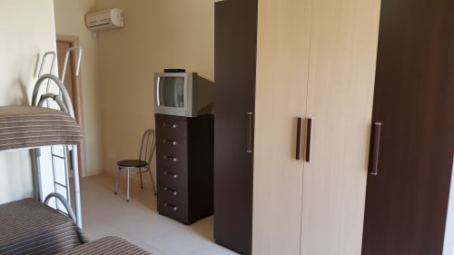 Emblema Appartamento 02 | Emblema Apartments Case Vacanza Torre Suda, Puglia, Gallipoli, Salento, mare, Maldive del Salento, letto matrimoniale, letto a castello, cucina, bagno privato