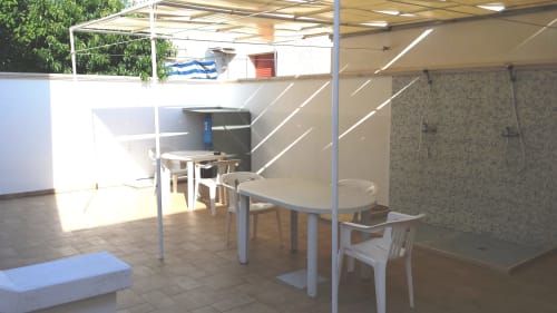 Emblema Appartamento 02 | Emblema Apartments Case Vacanza Torre Suda, Puglia, Gallipoli, Salento, mare, Maldive del Salento, letto matrimoniale, letto a castello, cucina, bagno privato