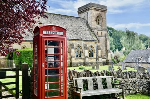 Cabine téléphonique en Angleterre