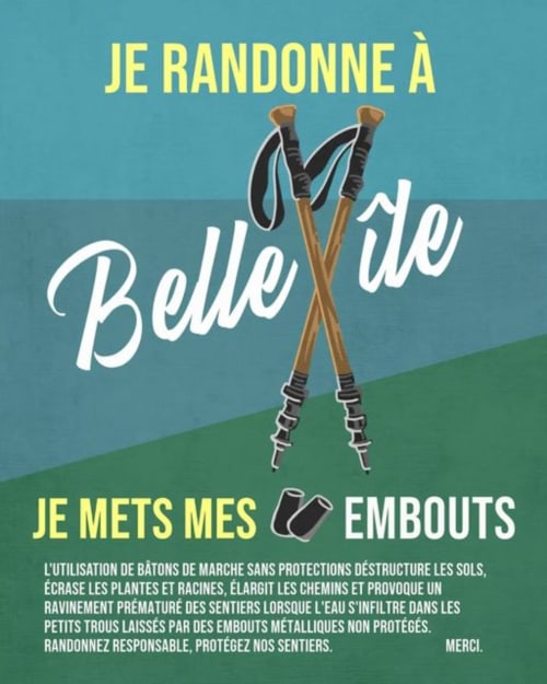Protection des sentiers côtiers à Belle île en mer