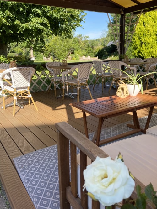 Hôtel, Restaurant, Le Clos Normand, Parc, Dieppe, Martin-Eglise, Normandie, Seine-Maritime, restaurant gastronomique, séjour normand, côtes normandes, Parc, Fleurs, rivière, terrasse, salle réception, mariage