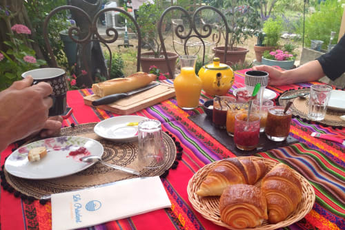Mas de Bellegou bed and breakfast PORTIRAGNES - proche agde - petit déjeuner 