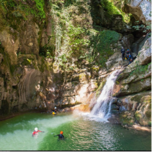 nature aventure escalade canyoning