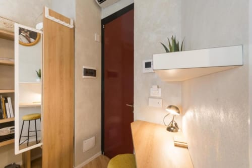 Duomo Deluxe Room| Room for 2 with one double bed and bathroom with shower. With Wi-Fi, TV and air conditioning - HB Hall, flats in the centre of Milan.