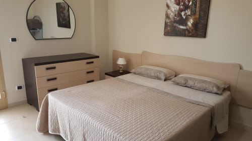 Elite Luxury Residence | Emblema Appartamenti Case Vacanza Torre Suda, Puglia, Gallipoli, Salento, piscina, vacanze, mare, Maldive del Salento, camera doppia, letto matrimoniale