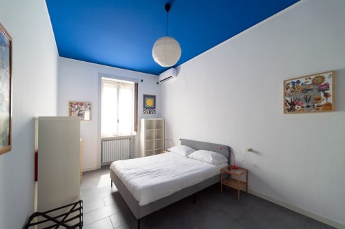 Navigli Darsena 10| Apartment for 4 with one bedroom, living room with sofa bed, kitchen and bathroom with shower. With Wi-Fi, TV and air conditioning - HB Hall, flats in the centre of Milan.