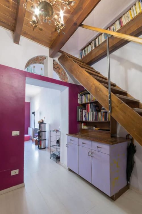 Navigli 7| Apartment for 4 with one bedroom, living room with sofa bed, kitchen, balcony and bathroom with shower. With Wi-Fi, TV and air conditioning - HB Hall, flats in the centre of Milan.