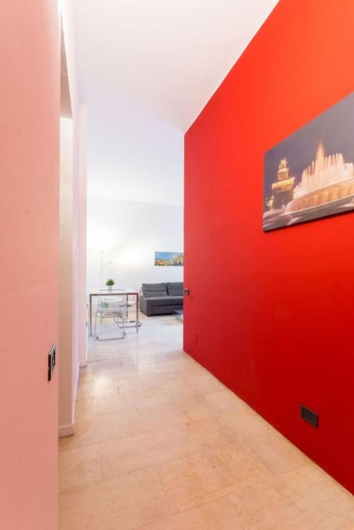 Loreto 19| Apartment for 4 with one bedroom, living room with sofa bed, kitchen, balcony and bathroom with shower. With Wi-Fi, TV and air conditioning - HB Hall, flats in the centre of Milan.