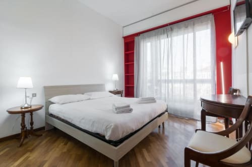 Porta Nuova 52| Appartement pour 2 personnes avec chambre, cuisine et salle de bains avec douche. Avec Wi-Fi, TV et climatisation - HB Hall, appartements dans le centre de Milan.